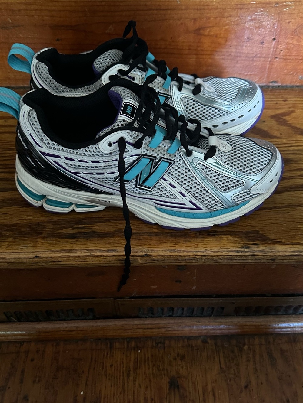 1906R New Balance Unisex Silver, Teal & Purple Athletic Running Sneakers